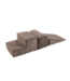 MeowBaby Foam blokken set 3-delig Corduroy | Bruin
