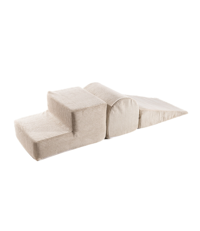 foam blokken set van corduroy in beige – stijlvol en veelzijdig
