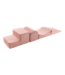 Roze foam blokken set corduroy – speels en functioneel kinderspeelgoed