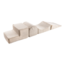 beige foam blokken set corduroy – duurzaam kinderspeelgoed