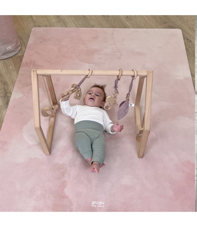 Rechthoekig speelkleed met Candy Cloud-print voor veilig en comfortabel speelplezier