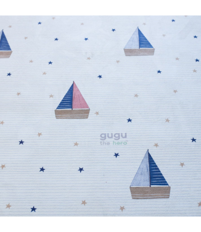 Rechthoekig speelkleed met Little Sailor-print voor veilig en comfortabel speelplezier