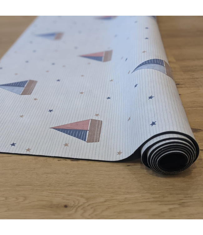 Rechthoekig speelkleed met Little Sailor-print voor veilig en comfortabel speelplezier