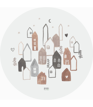 Gugu the Hero Speelkleed Scandi Town | Rond Gugu the Hero Speelkleed Scandi Town | Rond