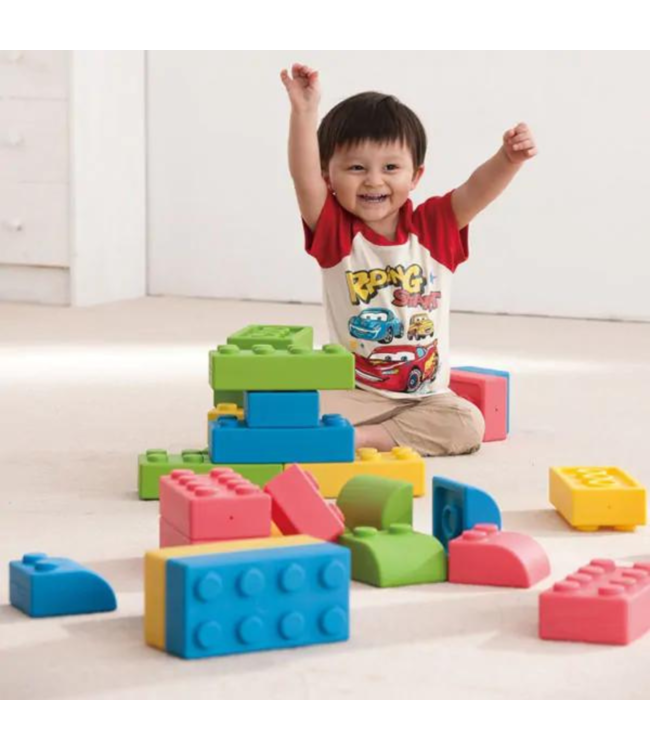 Q-Blocks | Grote bouwstenen | multicolor |  32 stuks