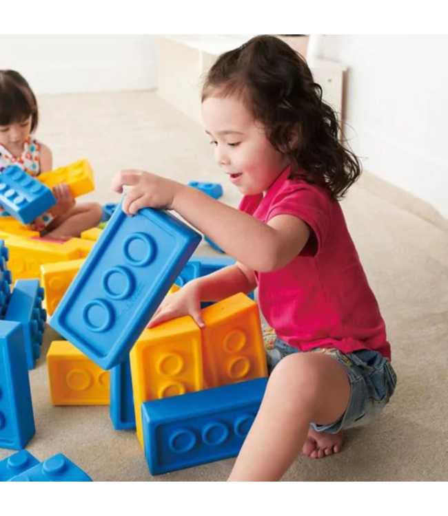 Q-Blocks | Grote bouwstenen | multicolor |  64 stuks