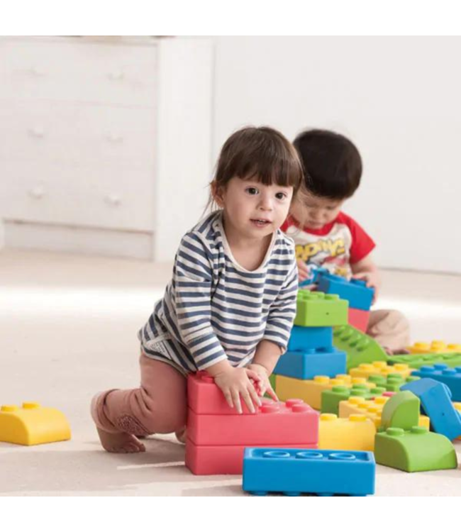 Q-Blocks | Grote bouwstenen | multicolor |  64 stuks