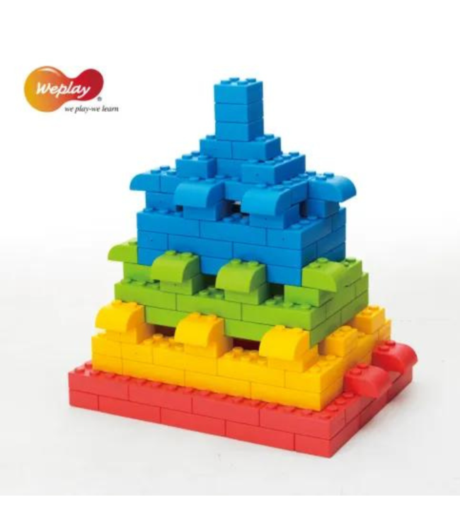 Q-Blocks | Grote bouwstenen | multicolor |  64 stuks