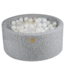 Ballenbak teddystof | Grijs | 300 ballen