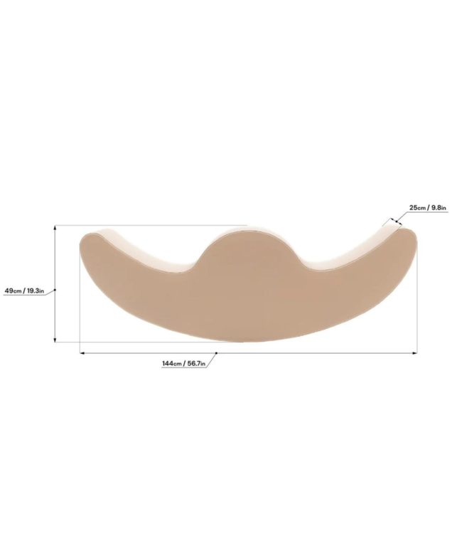 Beige schommelwip voor 2 kinderen – balans, plezier en creativiteit