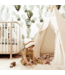 Boho tipi tent met vrolijke pompons