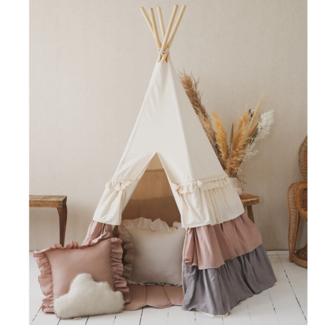 Moi Mili Tipi tent met franje | Powder Frills