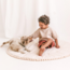 Round play mat with decorative pompons – Ecru | Soft and cozy