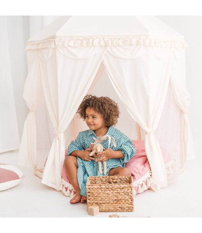 Paviljoen speeltent handgemaakt Montessori speelhuisje voor kinderkamer