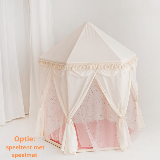 Paviljoen speeltent handgemaakt Montessori speelhuisje voor kinderkamer