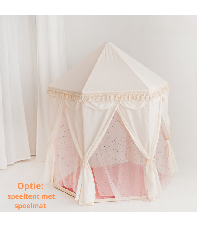 Paviljoen speeltent handgemaakt Montessori speelhuisje voor kinderkamer