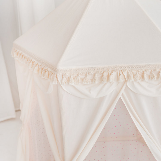 Paviljoen speeltent handgemaakt Montessori speelhuisje voor kinderkamer