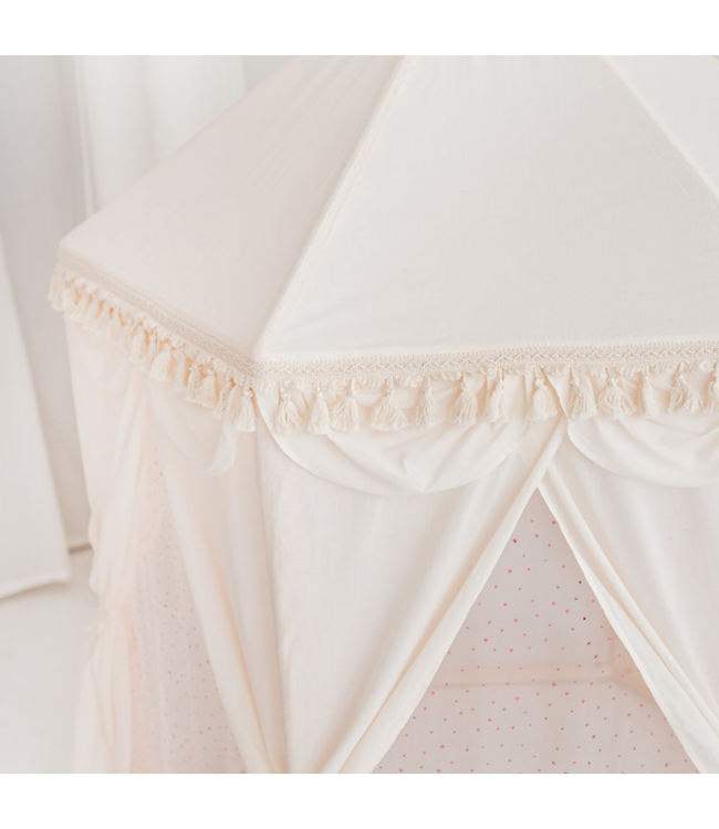 Paviljoen speeltent handgemaakt Montessori speelhuisje voor kinderkamer