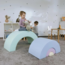 Soft play foam blokken set in zachte pastel regenboogkleuren voor kinderen
