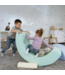 Soft play foam blokken set in zachte pastel regenboogkleuren voor kinderen