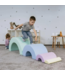Soft play foam blokken set in zachte pastel regenboogkleuren voor kinderen