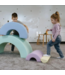 Soft play foam blokken set in zachte pastel regenboogkleuren voor kinderen