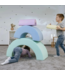 Soft play foam blokken set in zachte pastel regenboogkleuren voor kinderen