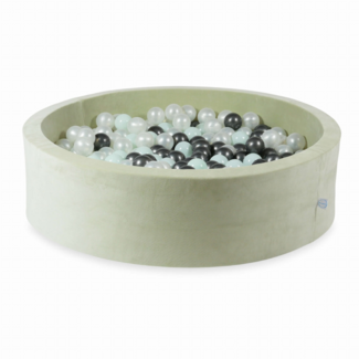 Mimii Bällepool Soft Velvet 400 Bälle | Hellmint