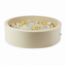 Round ball pit for 400 balls in beige cotton – safe, sturdy and comfortable