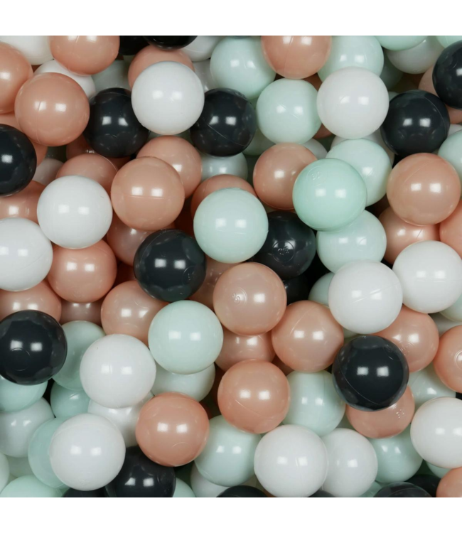 Rosé gouden ballenbak ballen – elegante en speelse touch voor je speelruimte