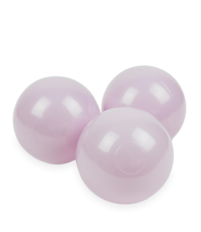 Parel lichtroze ballenbakballen voor een zachte en elegante speelplek