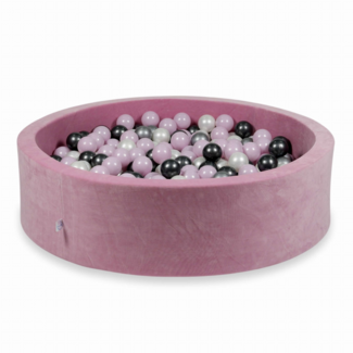 Mimii Ballenbak soft velvet 400 ballen |Roze