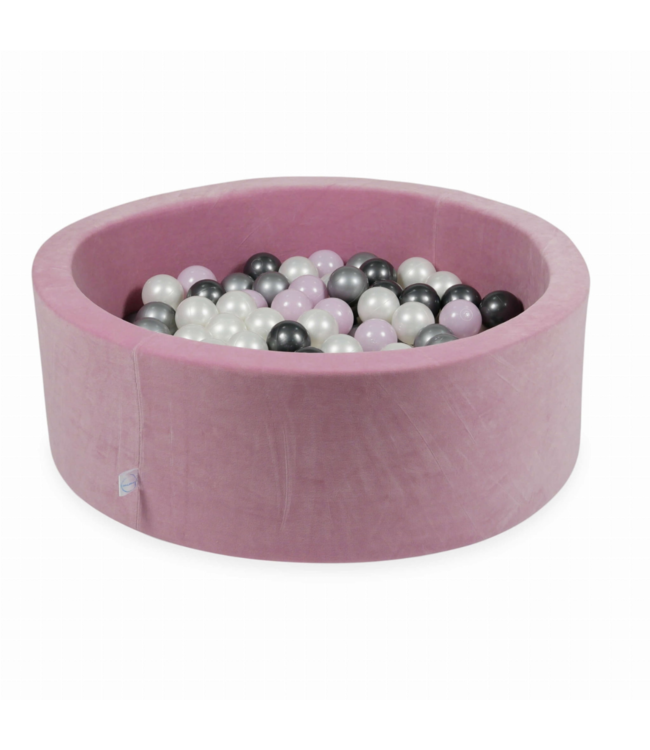 Kinder ballenbak 80 cm wit/grijs