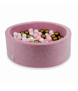 Mimii Ballenbak velvet 200 ballen | Donker roze