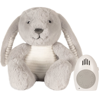 Flow Amsterdam Lapin en peluche Milo avec battement de cœur | Gris