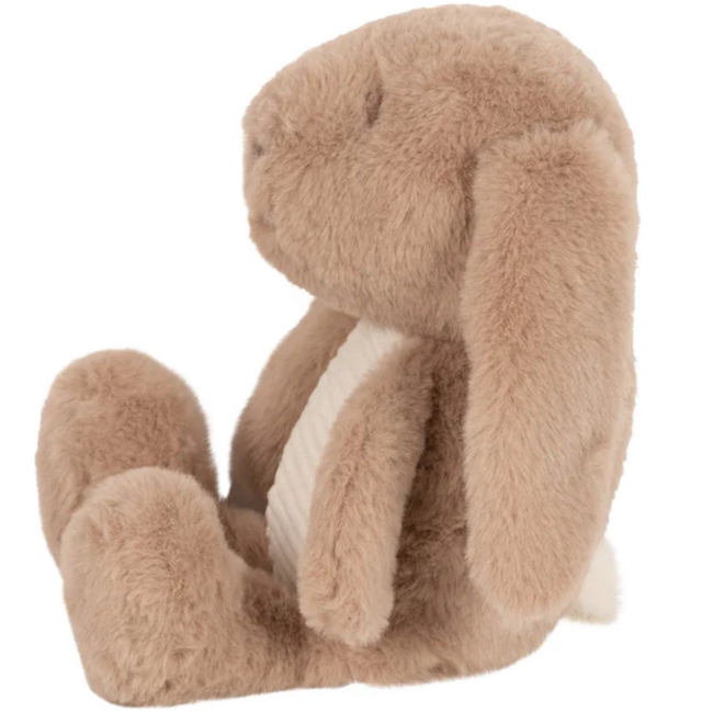 Bruin knuffelkonijn Milo met hartslagfunctie voor baby’s