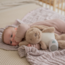 Brown cuddle rabbit Milo with heartbeat function for babies