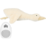 White plush goose Liva with heartbeat function for babies