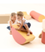 Foamblokken speelkasteel – zacht pastelroze design voor school & opvang