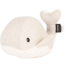 Grijze knuffel met hartslag walvis Moby voor baby’s