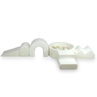 Mimii XXL foam play set with ball pit | Teddy fabric