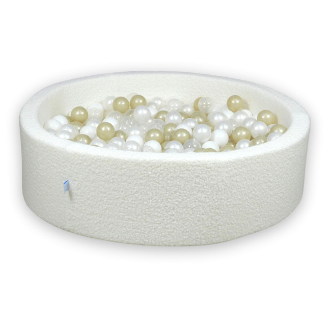 XXL foam speelset met ballenbak in grijze velvet