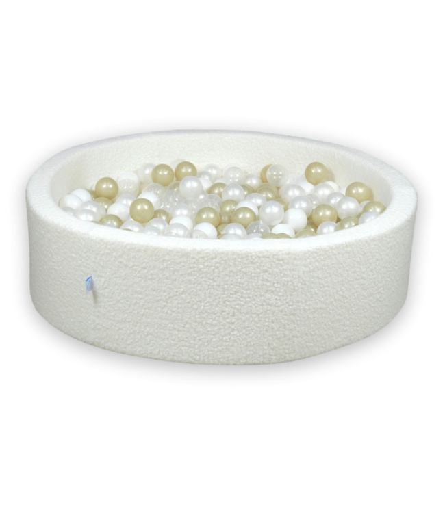 XXL foam speelset met ballenbak in grijze velvet