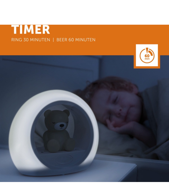 Nachtlampje beer Billy | Groen