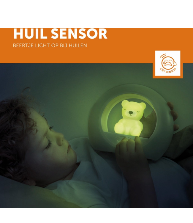 Nachtlampje beer Billy | Groen