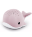 Wally walvis projector roze met rustgevende projectie en geluiden