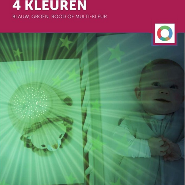 Projector Leo de leeuw – rustgevende nachtlamp met sterrenhemel