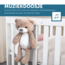 Sleep trainer Brody bear in taupe helps children develop a healthy sleep routine and sleep peacefully