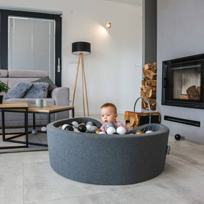 Ballenbak ballen Zwart – Zachte en veilige ballen van 7 cm voor uren speelplezier