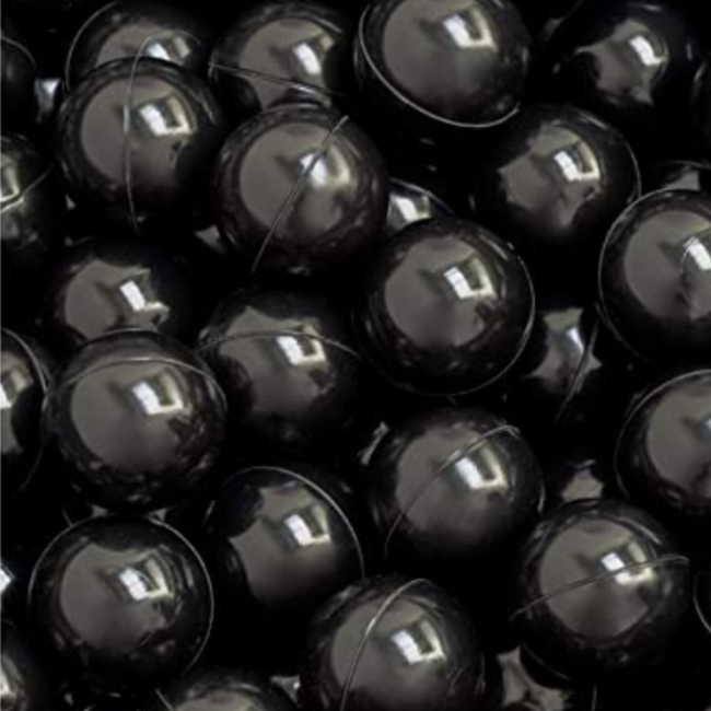 Balles piscine à balles Noir – Balles souples et sécurisées 7 cm pour des heures de jeu